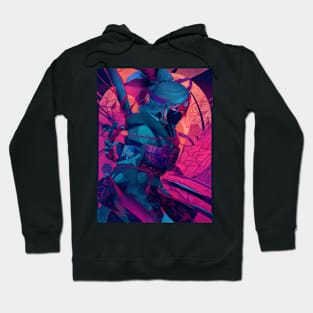 Neon shinobi ninja Hoodie